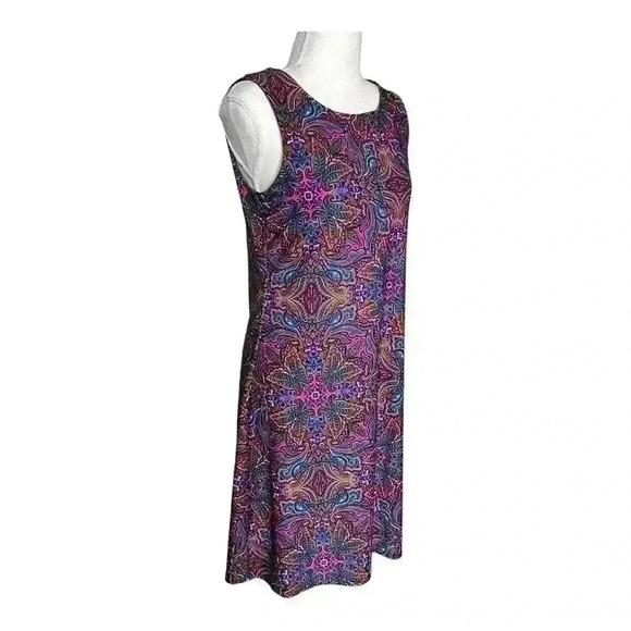 JUDE CONNALLY Beth Dress  Sleeveless Multicolor Paisley Sheath  Women’s S - Picture 4 of 7
